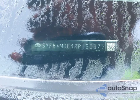 2024 Toyota Corolla Le из США, поврежденный, VIN 5YFB4MDE1RP150972